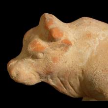 Terracotta figure of a beef